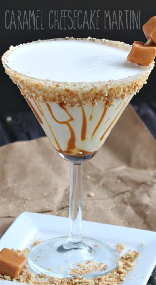 Caramel Cheesecake Martini Recipe | Yummy drinks, Martini recipes, Food – Pinterest