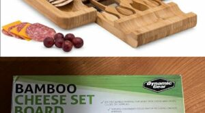 NWT Bamboo Cheese Board Charcuterie Board Set With Cutlery | Charcuterie board, Serving utensils, Cheese board set – Pinterest – Philippines