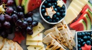 Red, White and Blue Fruit and Cheese Board – Muy Bueno Cookbook