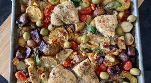 Greek Chicken Sheet Pan Dinner – Foodlets