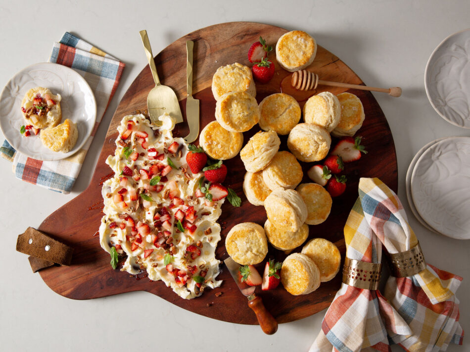 Homemade Biscuits with Strawberry-Mint Butter Board – eMeals
