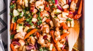Pineapple Chicken Sheet Pan – Easy Healthy Dinner Idea – Andi Anne