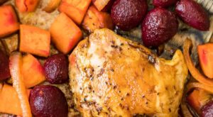 Sheet Pan Balsamic Chicken with Beets & Sweets – Easy Chicken Recipes
