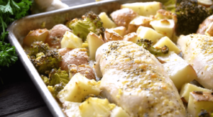 Sheet Pan Chicken with Broccoli and Potatoes Recipe – Recipes.net