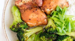 Sheet Pan Black Pepper Soy Chicken with Broccoli – Carmyy.com