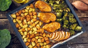 Sheet Pan BBQ Chicken and Roasted Veggies – Home Cooking Adventure