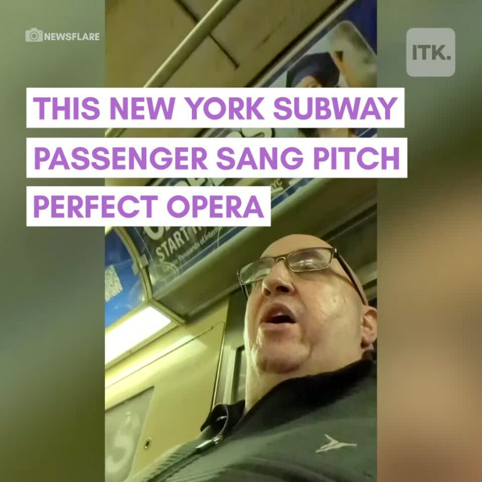 New Yorker sings pitch perfect opera on the subway – AOL