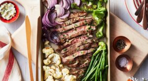 Sheet Pan Steak with Blistered Veggies Recipe