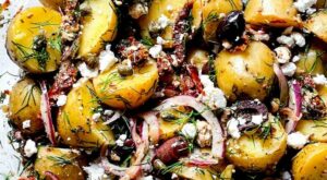 Greek Potato Salad | foodiecrush.com in 2023 | Greek potatoes, Potatoe salad recipe, Greek recipes
