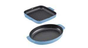 NEW OVAL AU GRATIN AND NEW SQUARE GRILL PAN JOIN THE AWARD-WINNING KITCHENAID® ENAMELED CAST IRON COLLECTION