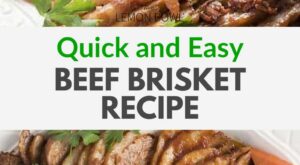 Beef Brisket with Onion Soup Mix – The Lemon Bowl® | Recipe | Easy beef brisket recipe, Beef brisket, Easy dinner recipes