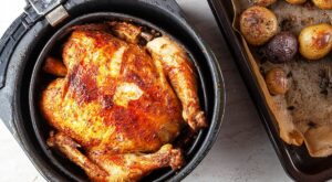 ‘Juicy and delicious’ roast chicken in the air fryer takes less than an hour