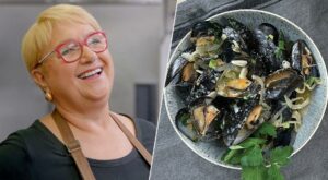 Lidia Celebrates America: Lidia Cooks Mussels Triestina