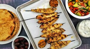 Opa! Try this Easy Chicken Souvlaki for a fresh, healthy and delicious summertime meal