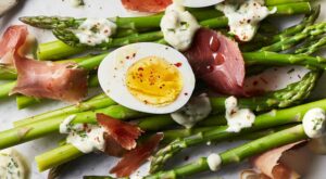 Alon Shaya’s Asparagus with Eggs & Italian Ham
