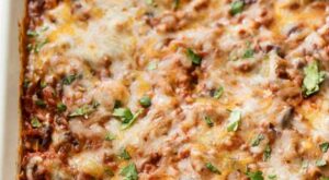 Easy Beef and Bean Taco Casserole