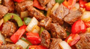 Steak Tips With Peppers