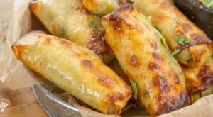Turn rotisserie chicken into egg rolls with this easy air fryer recipe