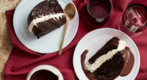 Karen Martini’s gluten-free chocolate cake with coconut icing
