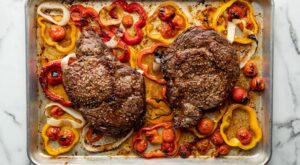 This Bold 5-Ingredient Sheet Pan Steak Supper From The Pioneer Woman Will Brighten Your Table | Recipe | Food network recipes, Sheet pan suppers recipes, Easy steak dinner recipes