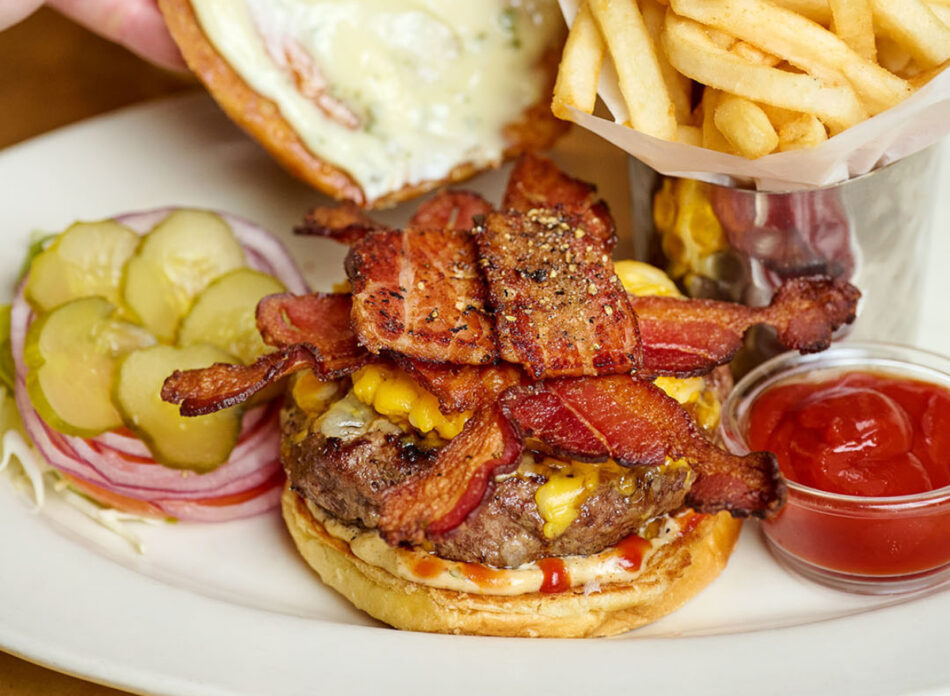 The #1 Burger To Order at Every Major Dine-In Chain, According to Chefs