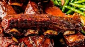 BBQ Elk Short Ribs with Green Beans Recipe | Traeger Grills | Recipe | Smoked food recipes, Short ribs, Green bean recipes