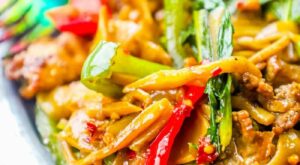 Thai Inspired One Pot Easy Beef Drunken Noodles Recipe | Drunken noodles, Recipes, Beef dishes