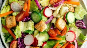 Garden Salad | Recipe in 2023 | Garden salad recipe, Salad toppings, Dinner entrees