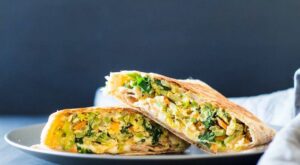 This Healthy Breakfast Burrito Recipe is perfect for hectic mornings. Prepare sev… | Healthy breakfast burrito recipe, Healthy breakfast burrito, Breakfast burritos