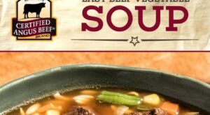Certified Angus Beef®️️️️️ brand Easy Beef Vegetable Soup is a DELICIOUS bowl of hearty stewed beef, the… | Beef soup recipes, Beef kabob recipes, Best beef recipes