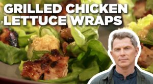 Grilled Chicken Lettuce Wraps (THROWBACK) | Grill It! with Bobby Flay | Food Network | Flipboard