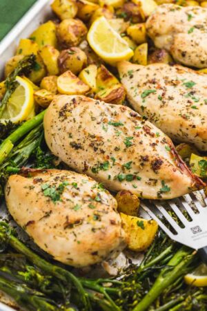 Easy Baked Chicken and Potatoes Dinner – Little Sunny Kitchen