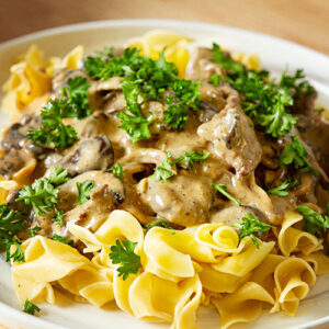 Classic Beef Stroganoff Recipe (Steps with Video!) | How To Cook.Recipes