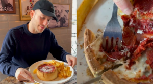 An Actual Italian Tries a Chicago-Style Deep Dish Pizza