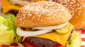 Juicy Air Fryer Hamburgers – Little Sunny Kitchen