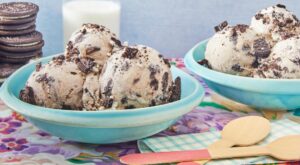 Treat Yourself to a Double Scoop of Homemade Cookies and Cream Ice Cream