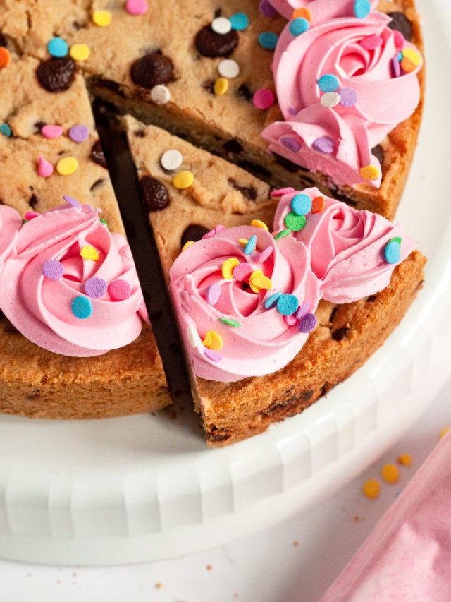 Gluten-Free Chocolate Chip Cookie Cake (Vegan) – Caked by Katie