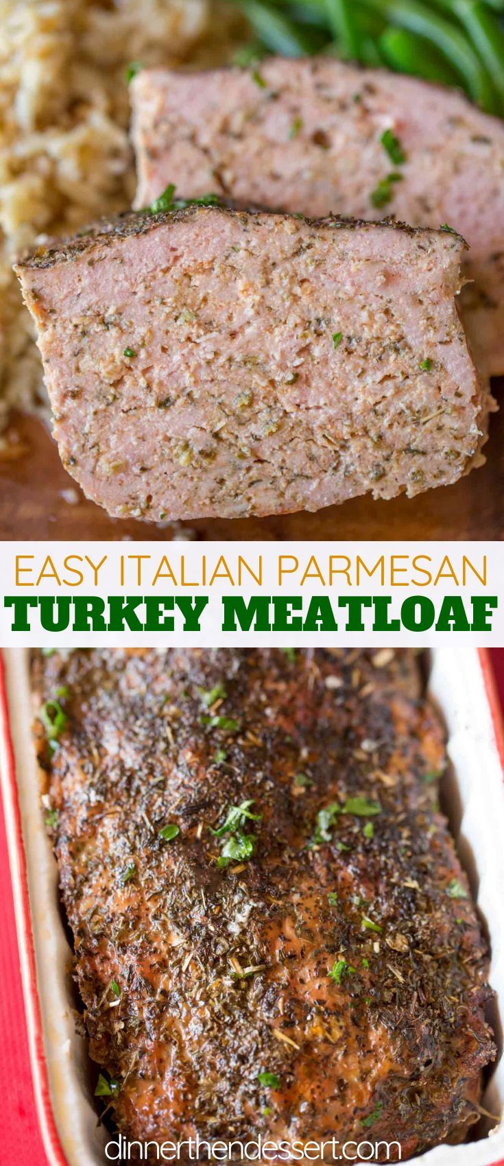 Italian Turkey Meatloaf that’s easy to make or meal prep with Italian herbs and spices, plenty of fresh garlic an… | Recipes, Beef recipes, The slow roasted italian