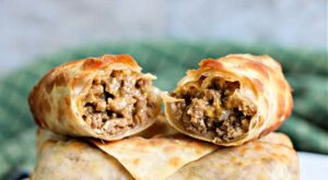 Ground Beef Egg Rolls – Air Fryer or Fried Instructions!