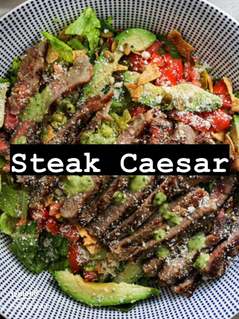 Easy Steak Caesar Salad! | Article posted by Taylor Golub | Lemon8