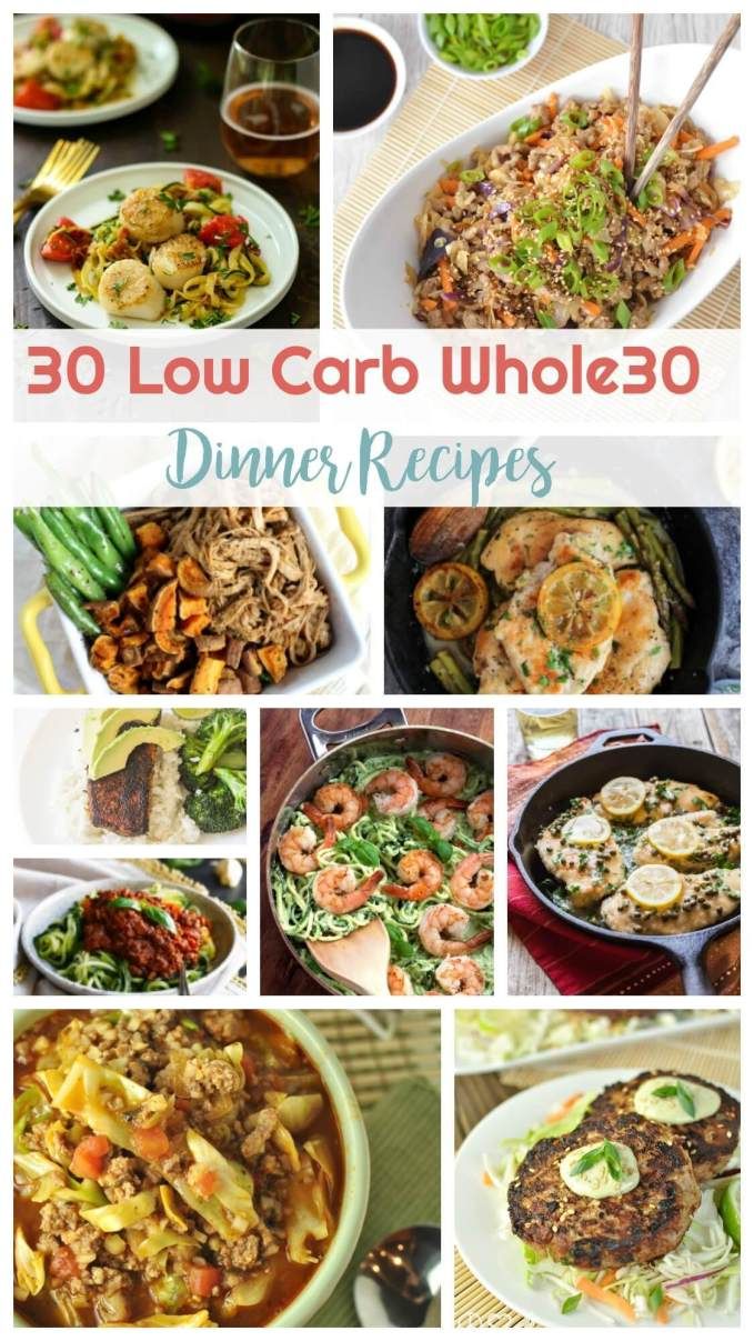 30 Low Carb Whole 30 Dinner Recipe | Peace Love and Low Carb | Whole30 dinner recipes, Low carbohydrate diet, Low carbohydrate recipes