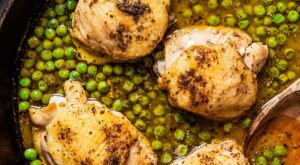 Easy Chicken Vesuvio – Crispy Chicken and Potatoes in a Bright Sauce