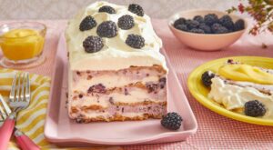Blackberry Lemon Ice Cream Icebox Cake Is the Most Refreshing No-Bake Dessert