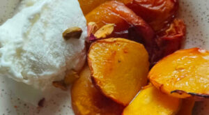 Air Fryer Grilled Peaches {Vegan, Gluten Free, Low Calorie} – Veg Buffet