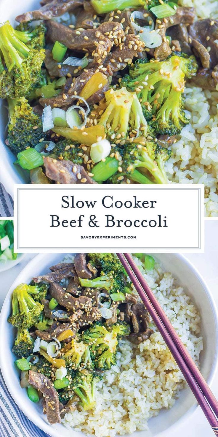 Slow Cooker Beef and Broccoli- better than take-out, beef and broccoli only takes 10 minutes from f… in 2023 | Best beef recipes, Slow cooker beef, Healthy crockpot recipes