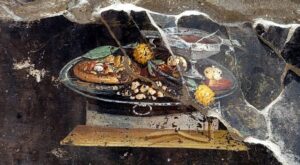 Sorry, pizza purists — a fresco from Pompeii shows Romans were eating a precursor to pizza 2,000 years ago with fruit that resembles pineapple
