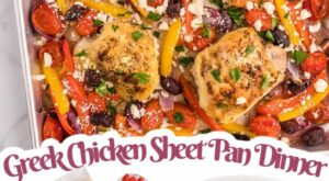 Greek Chicken Thigh Sheet Pan Dinner in 2023 | Sheet pan dinners chicken, Sheet pan dinners, Lean protein meals – B R Pinterest