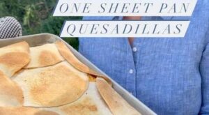 Babs on Instagram: ” One sheet pan Quesadillas recipe: 10 burrito size tortillas 2 tbs olive oil or o… | Quesadilla … – B R Pinterest