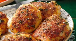 Crispy Baked Chicken Thighs Recipe: How to Make It – Taste of Home