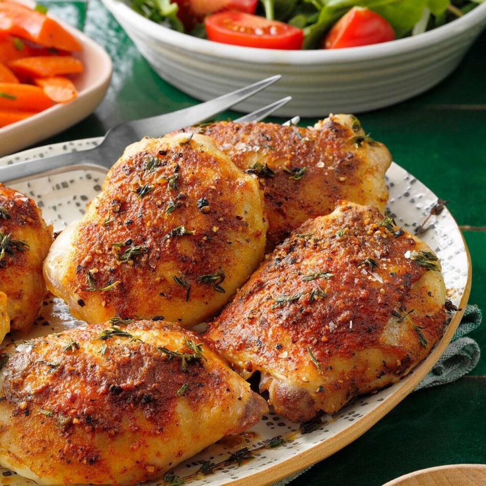 Crispy Baked Chicken Thighs Recipe: How to Make It – Taste of Home